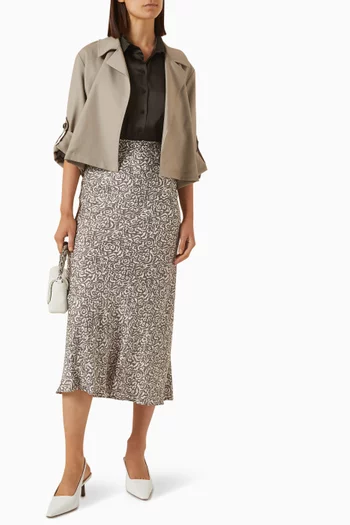 Sifone Button-up Shirt in Silk-blend