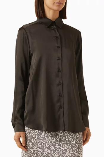 Sifone Button-up Shirt in Silk-blend