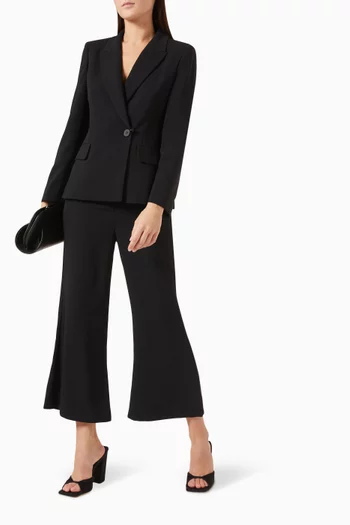Ghiera Flared Pants in Crepe