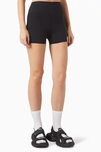 Activewear Cycling Shorts in Matte Spandex