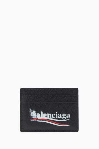 Cash Cardholder in Grained Leather