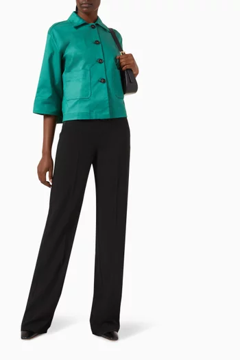 Fedora Jacket in Cotton-blend