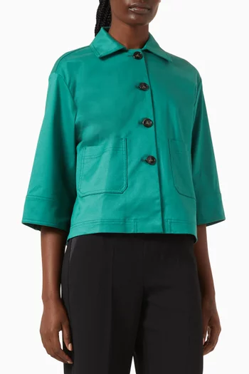 Fedora Jacket in Cotton-blend