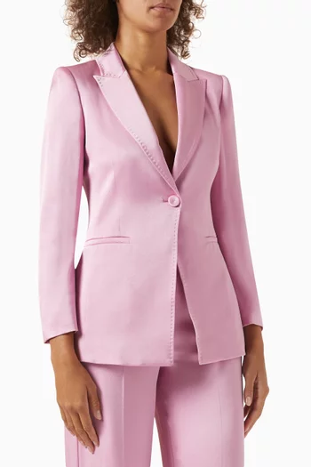 Slim-fit Blazer in Satin