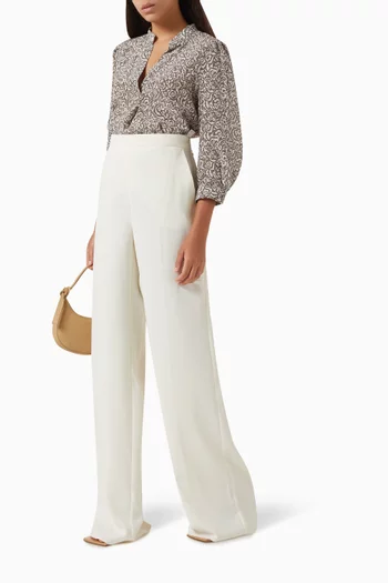 Favella Printed Shirt in Silk