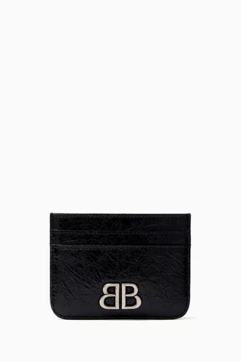 Monaco Card Holder in Arena Lambskin