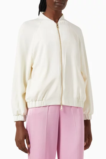 Floral-print Zip Jacket