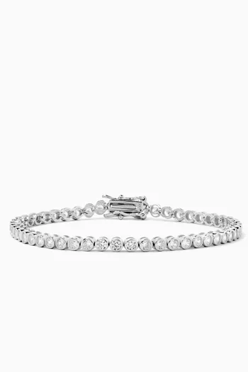 Tennis Bracelet in Sterling Silver