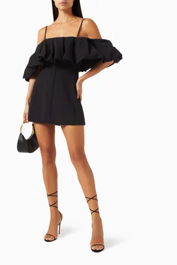 Puff Mini Dress