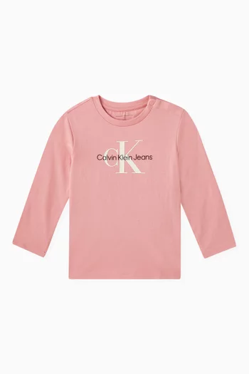 Monogram T-shirt in Organic Cotton