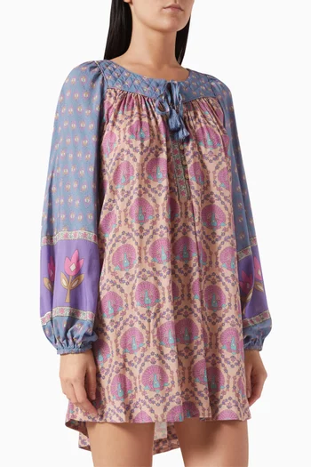 Chateau Tunic Mini Dress in LENZING™ ECOVERO™ Blend