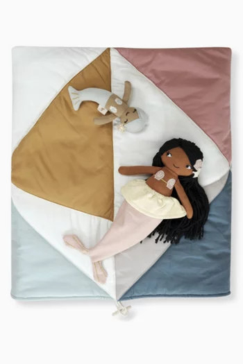 Seaside Ship Blanket in Organic Cotton