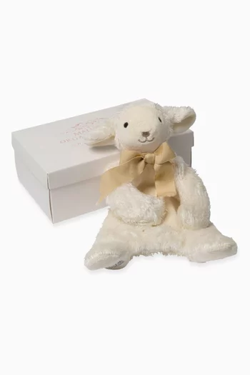 Lamb Comforter Toy in Organic Cotton