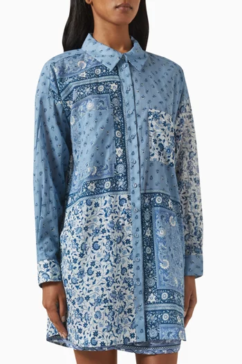 Sunshine Bandit Shirt Mini Dress