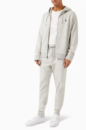 Classic Logo Zip Hoodie in Cotton-blend