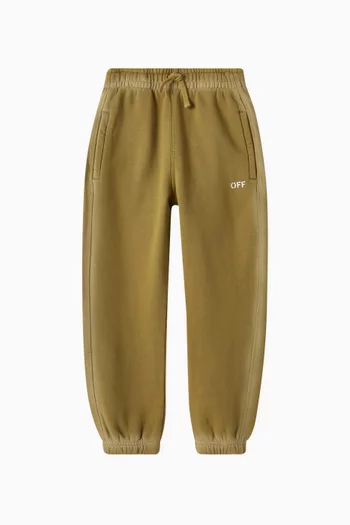 Off Stamp Sweatpants in Cotton