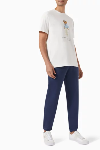 Popantm5 Athletic Logo Sweatpants in Cotton