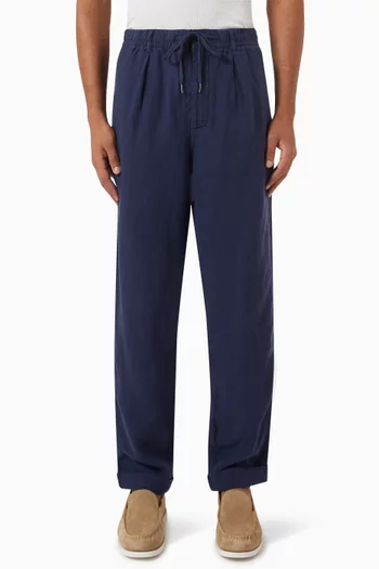 Drawstring Relaxed-fit Pants