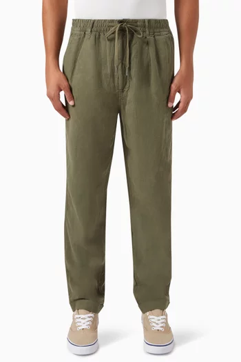 Drawstring Pants in Linen