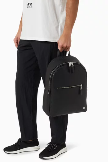 Embossed Logo Backpack