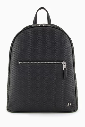 Embossed Logo Backpack