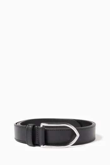 La Ceinture Bambino Belt in Leather
