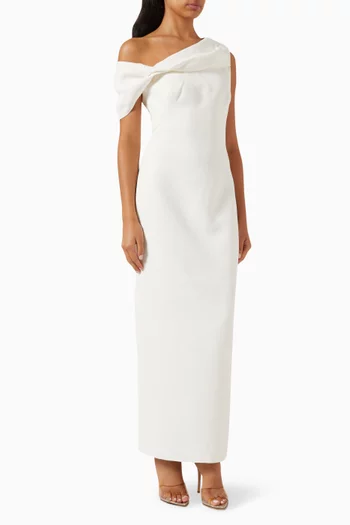 Williamston One-shoulder Midi Dress