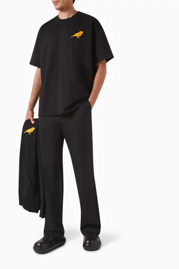 Canary Embroidered T-shirt in Organic Cotton