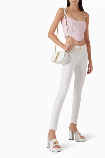 Greca Goddess Shoulder Bag in Leather