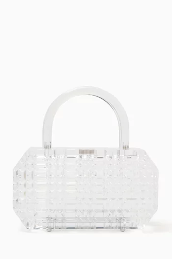 Sierra Top-handle Clutch in Acrylic