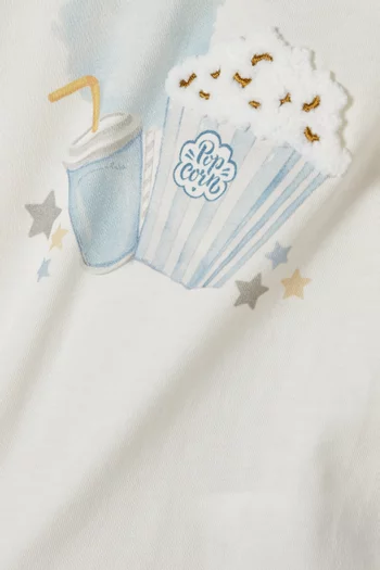 Printed T-shirt in Cotton