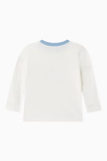 Printed T-shirt in Cotton