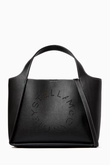 Stella Logo Crossbody Bag in Eco Alter Grained Mat