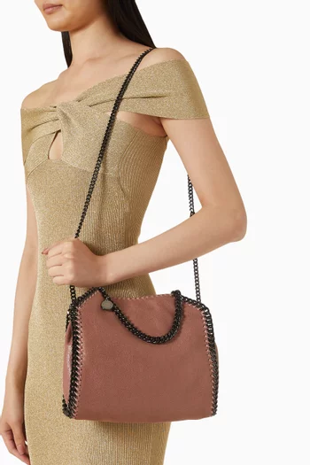 Mini Falabella Tote in Shaggy Deer