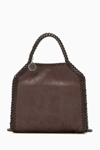 Mini Falabella Tote Bag in Faux Shaggy Deer