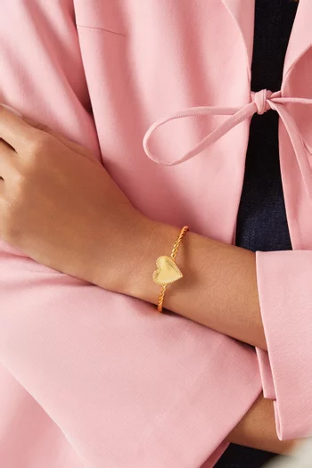 Rachel Bracelet in 24kt Gold-plated Brass