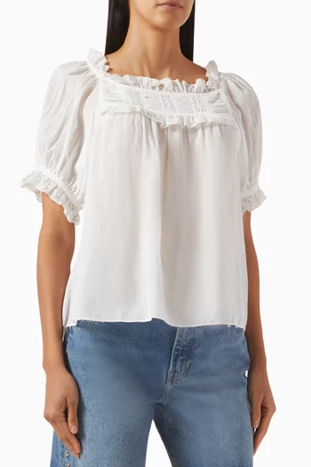 Frances Top in Organic Cotton Blend
