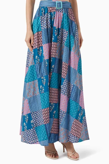 Cedella Maxi Skirt in Cotton