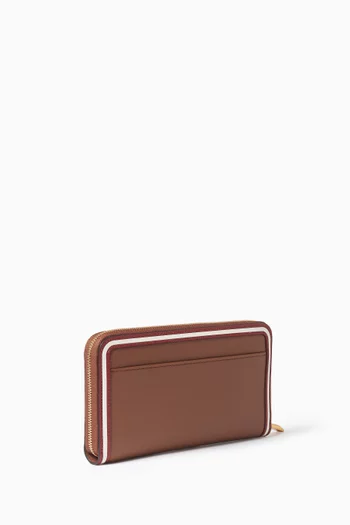 Code Long Wallet in Leather
