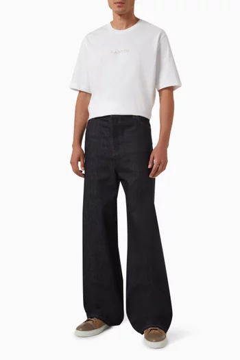Curly Logo T-shirt in Cotton