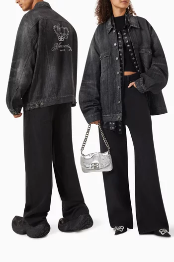 Unisex BB Motel Oversized Denim Jacket