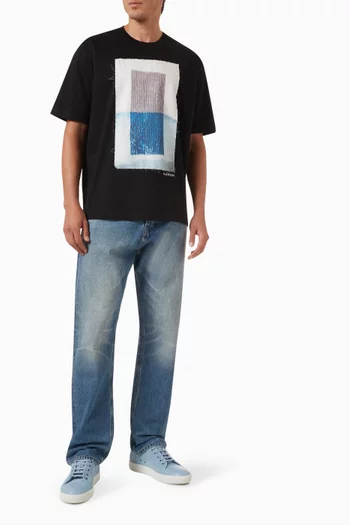 Archives-print T-shirt in Cotton