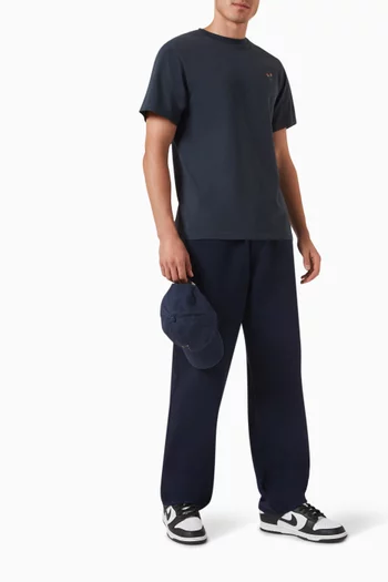 Embroidered Flower T-shirt in Organic Cotton
