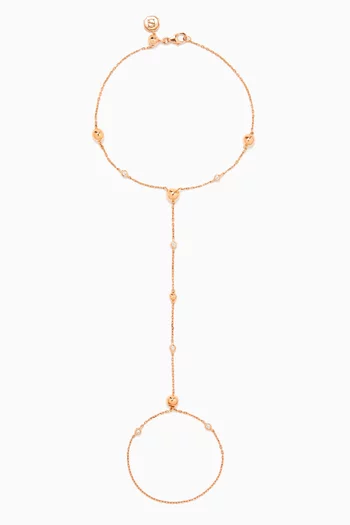 Enishi Diamond Hand Chain in 18kt Yellow Gold