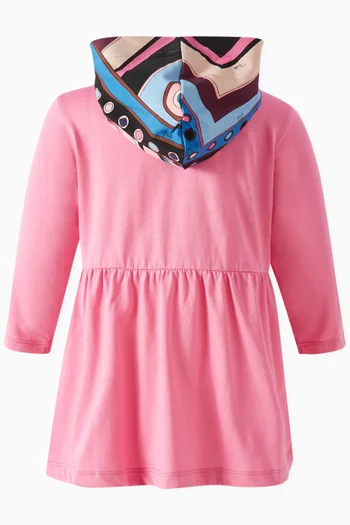 Vivara Print Hooded Dress