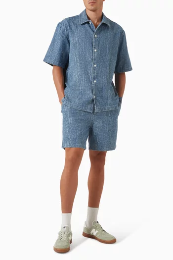 Sajabari Shorts in Denim