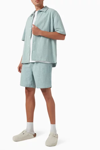Sajabari Shorts in Denim