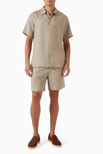 Sajabari Shorts in Linen