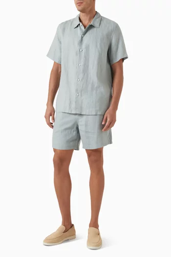 Sajabari Shorts in Linen