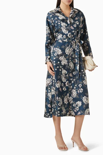 Timetwill Midi Dress in Silk